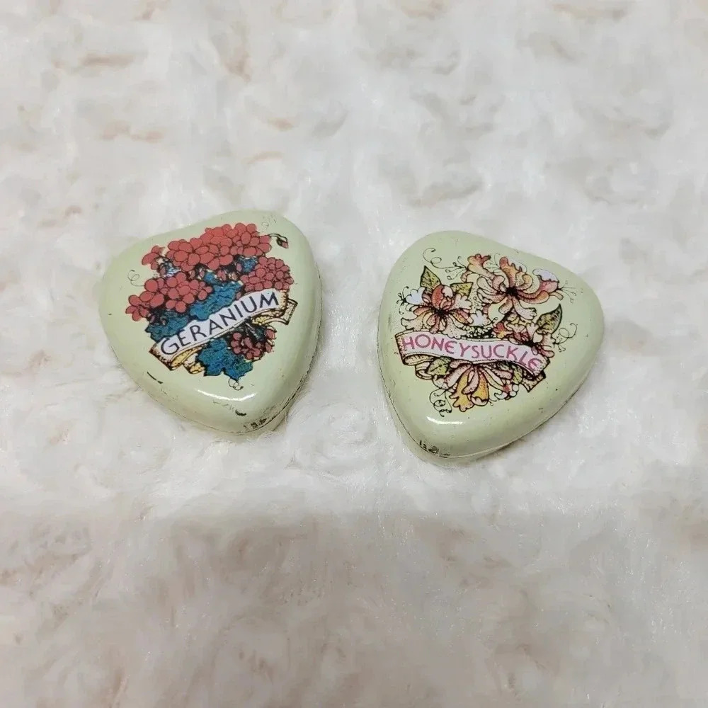 Little vintage candles Floral Decor Home Petite Small Lady